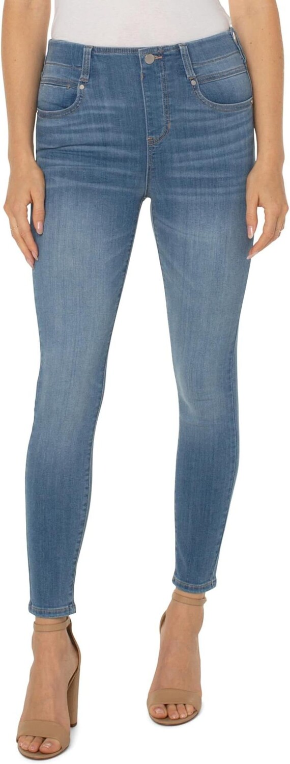 

Джинсы Gia Glider Pull-On Ankle in Hayes Liverpool Los Angeles, цвет Hayes
