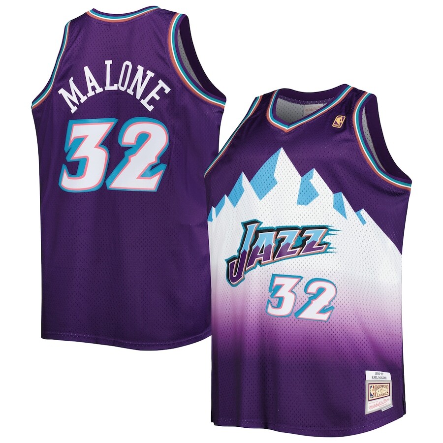 

Джерси Mitchell & Ness Utah Jazz, фиолетовый