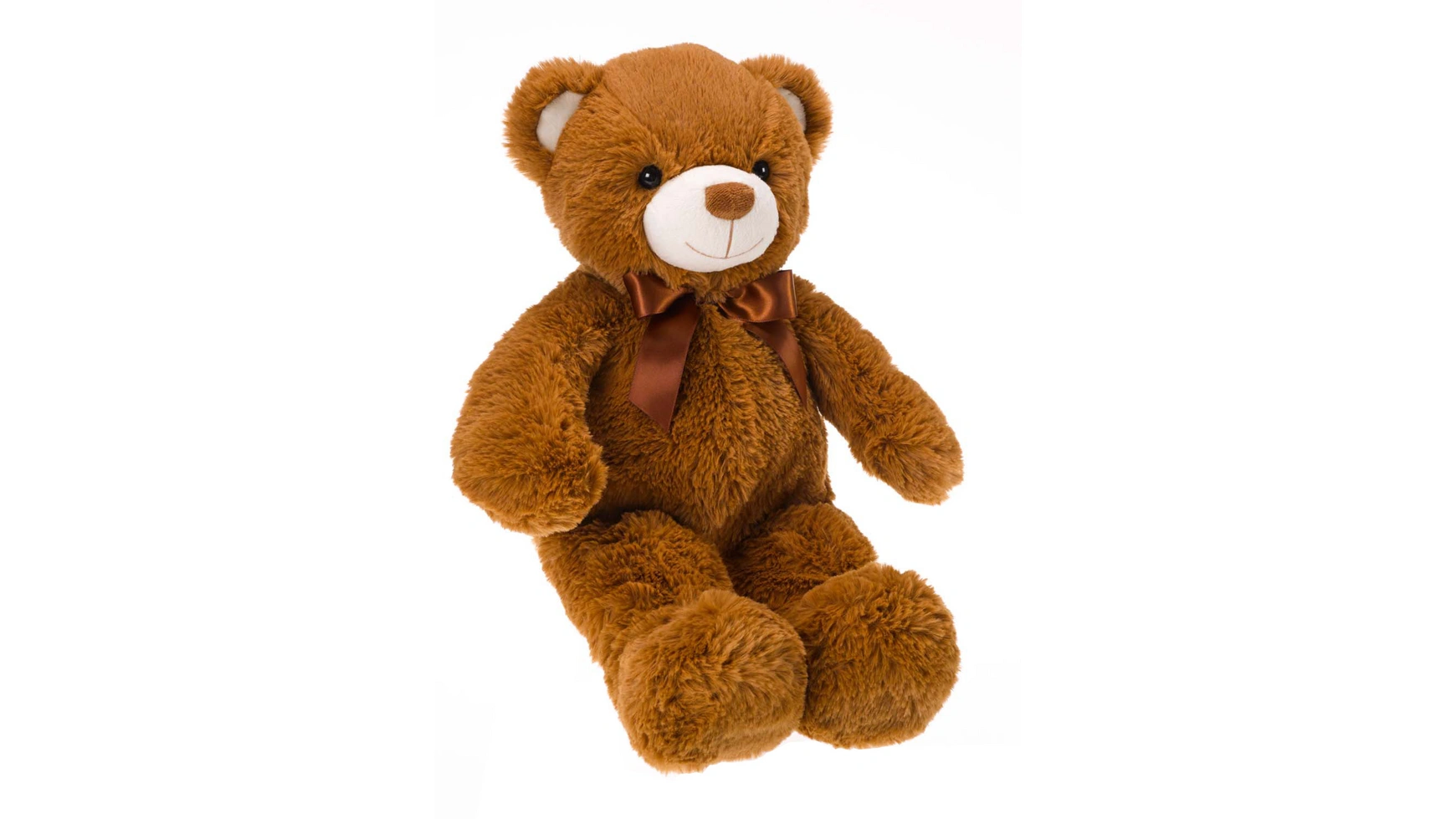 Müller Toy Place Плюшевый мишка коричневый, 45 см медведь в майке плюшевый joy and toy 115 см белый