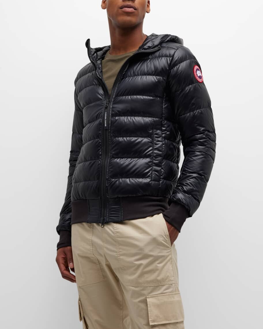 

Мужская пуховая куртка-бомбер Crofton с капюшоном Canada Goose, Черный
