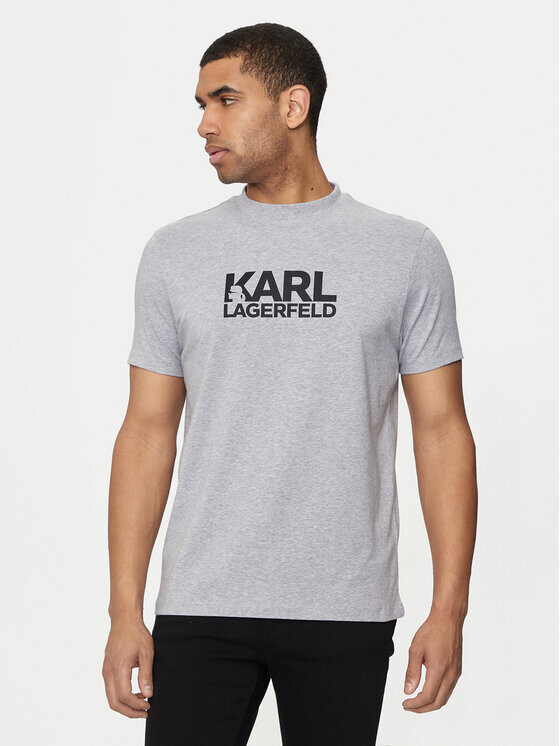 

Футболка стандартного кроя Karl Lagerfeld, серый