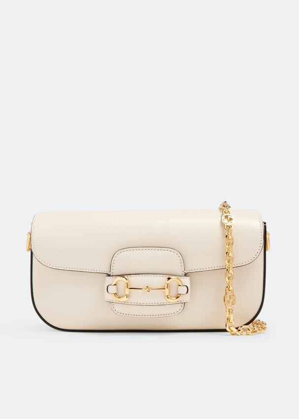 

Сумка через плечо Gucci Horsebit 1955 Small, белый