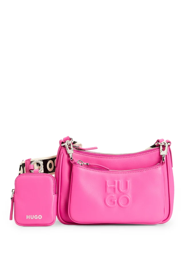 

Сумка через плечо bel multi cross hs Hugo, розовый