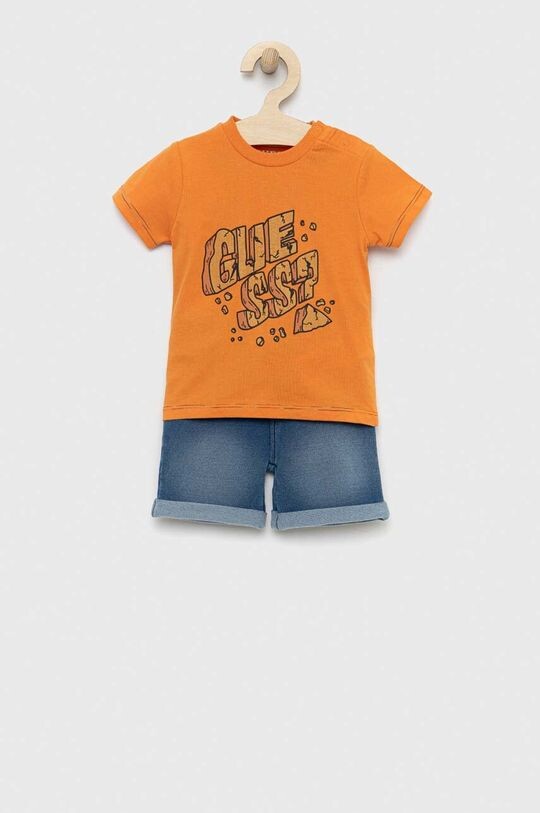 

Наряд для новорожденного Guess, оранжевый