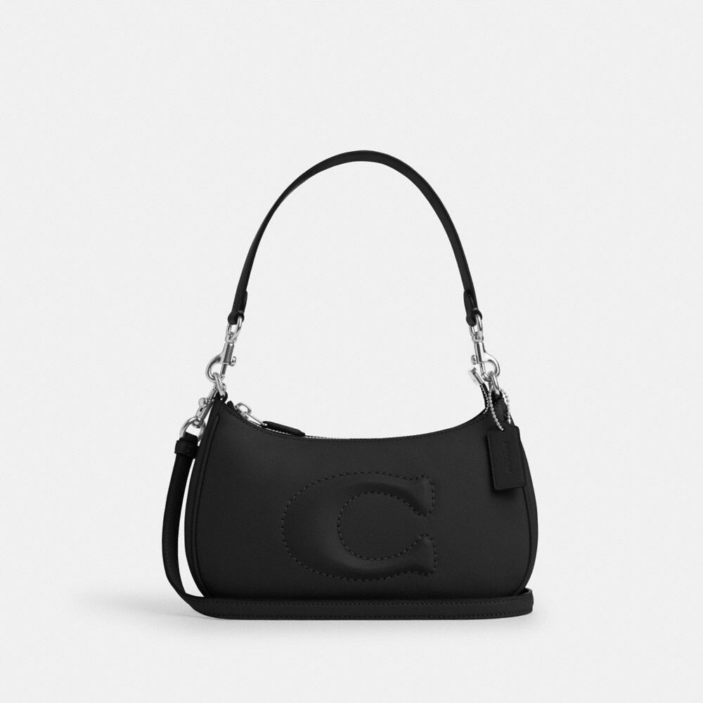 

Сумка через плечо Teri COACH, серебряный/черный