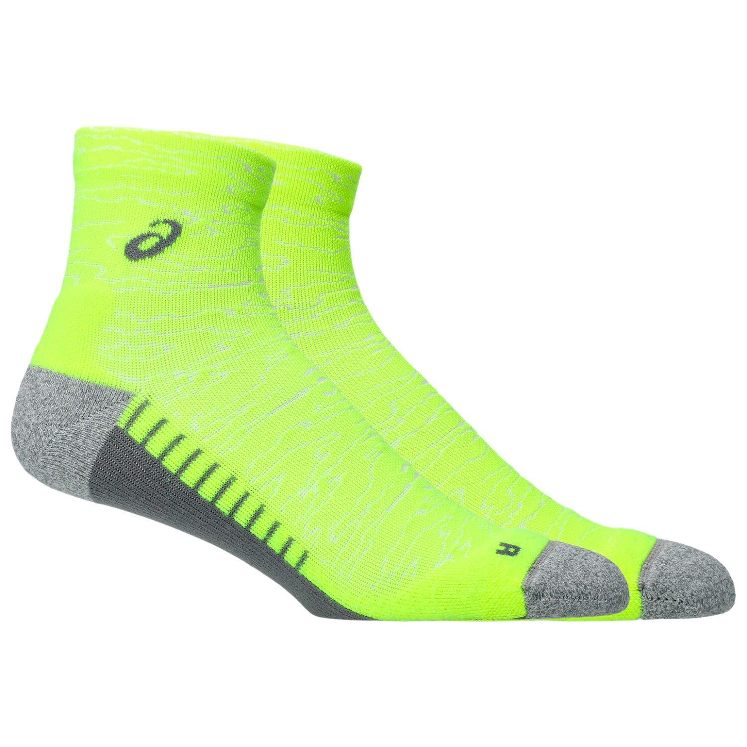 

Носки для бега Asics Performance Run Sock Quarter, цвет Safety Yellow