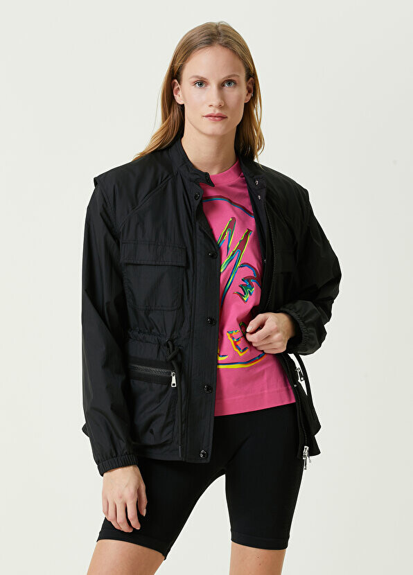 

Черная куртка с капюшоном Moncler, Черный