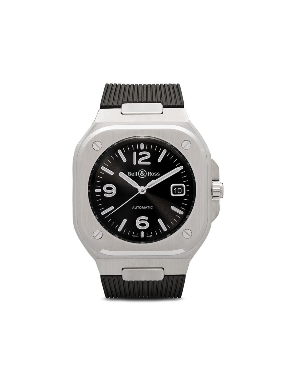 

Наручные часы BR 05 Black Steel 40 мм Bell & Ross, черный