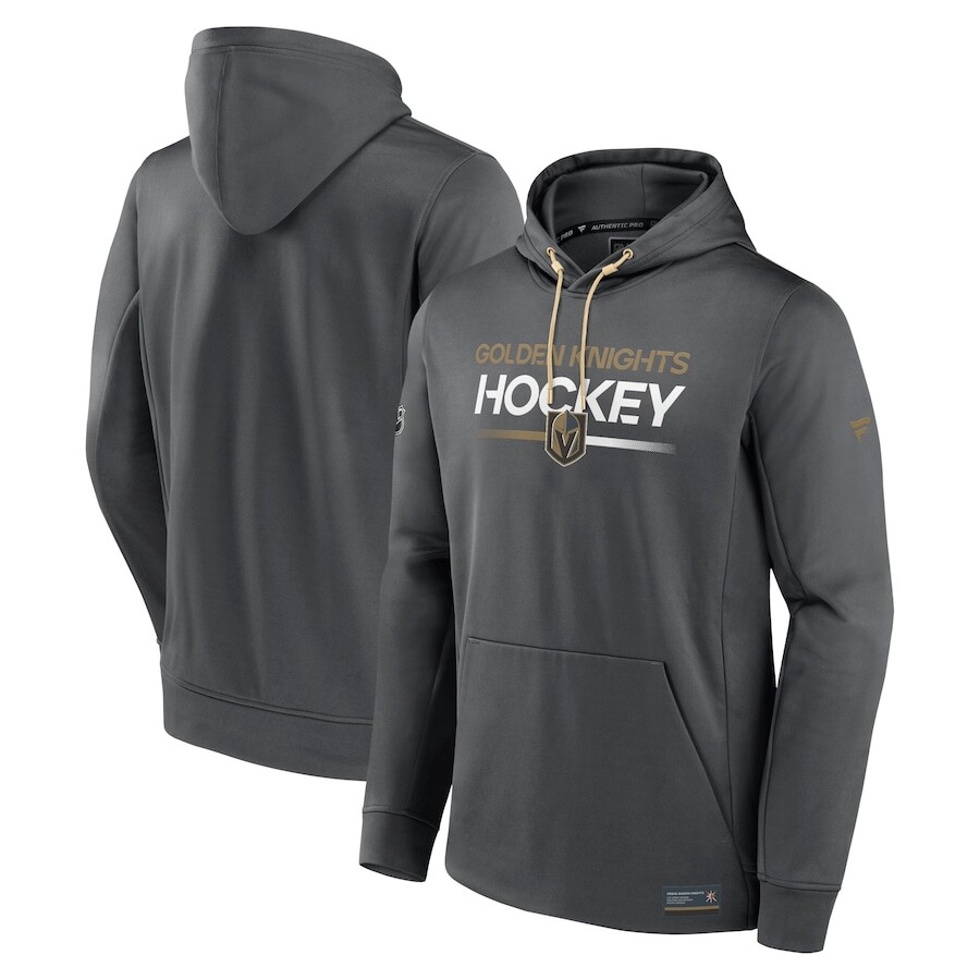 

Пуловер с капюшоном Fanatics Branded Vegas Golden Knights, серый