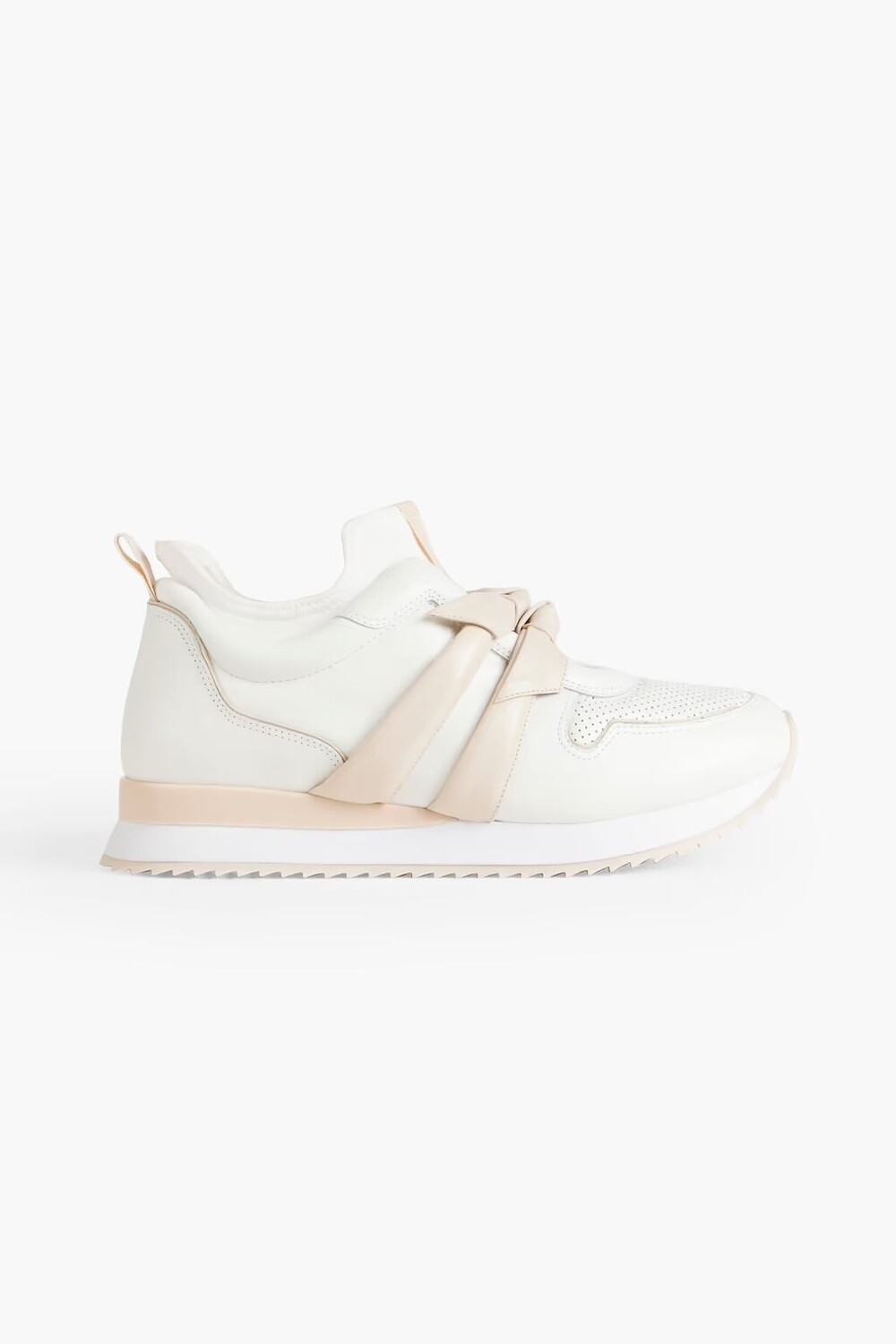 

Кроссовки Mia в стиле колор-блок с бантиком Alexandre Birman, цвет Blush