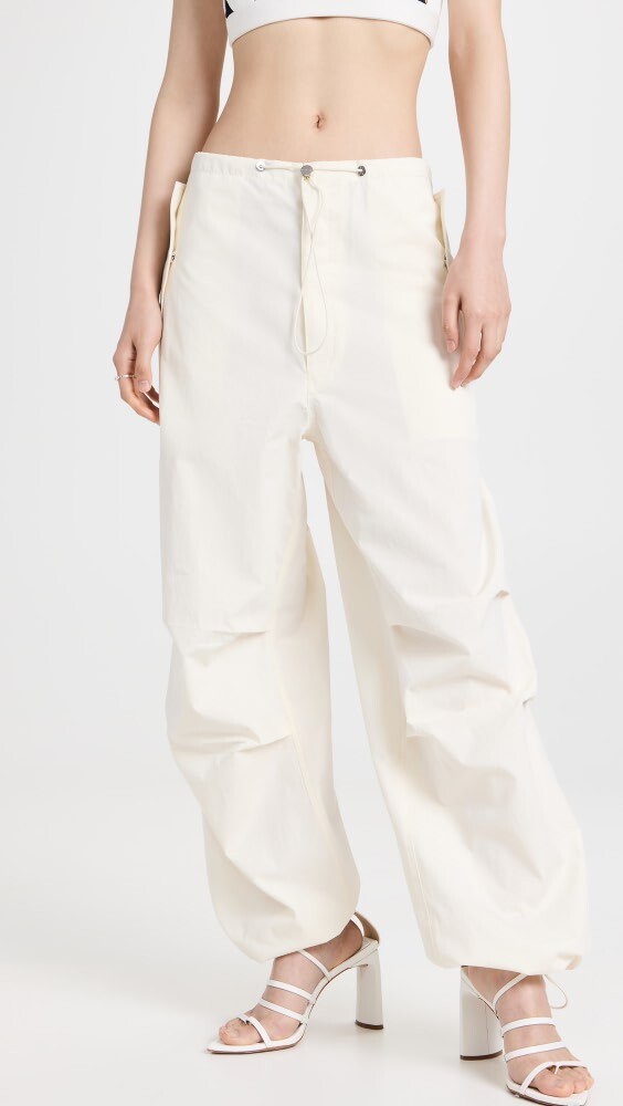 

Брюки Dion Lee Toggle Parachute, слоновая кость