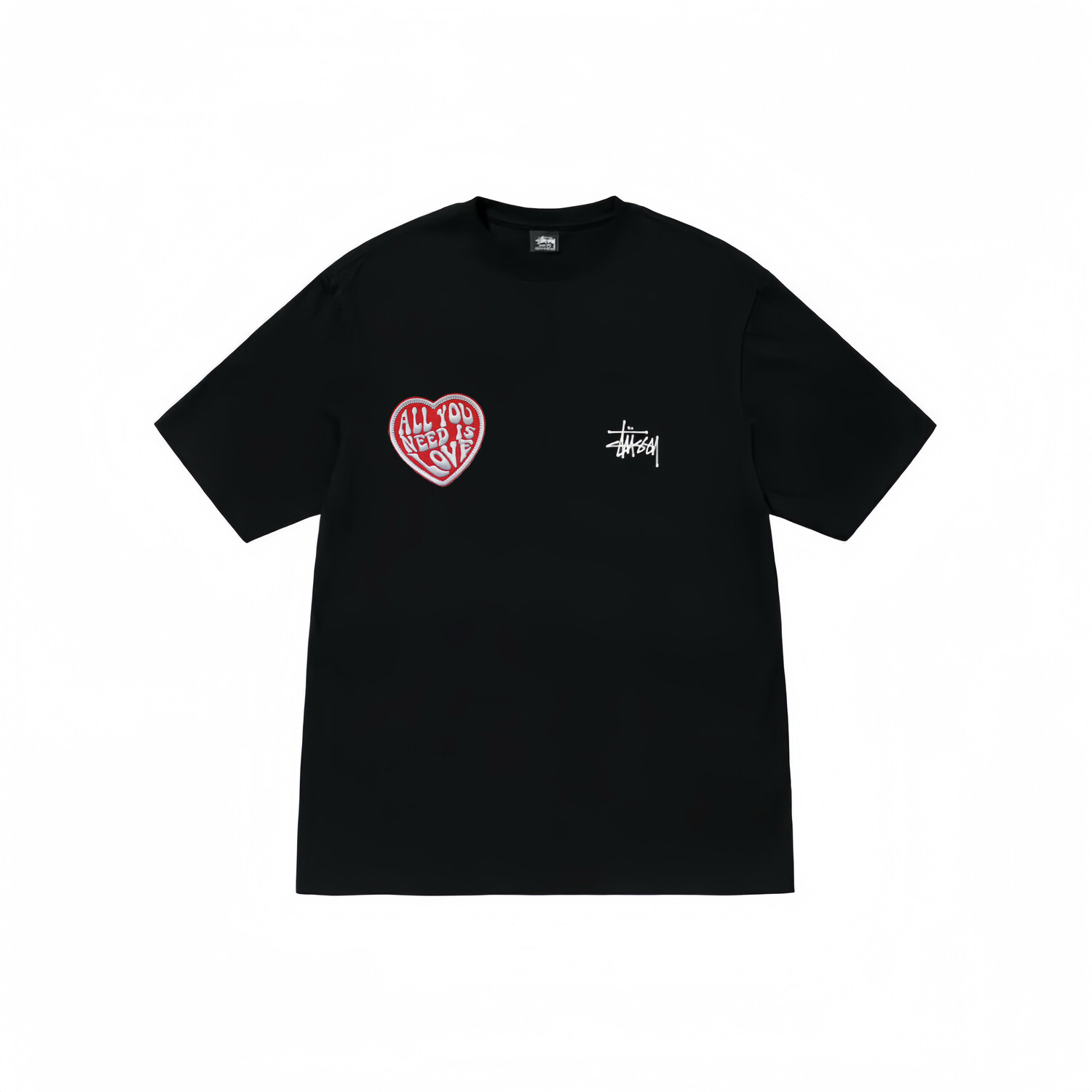 

Футболка унисекс черная Stussy, черный