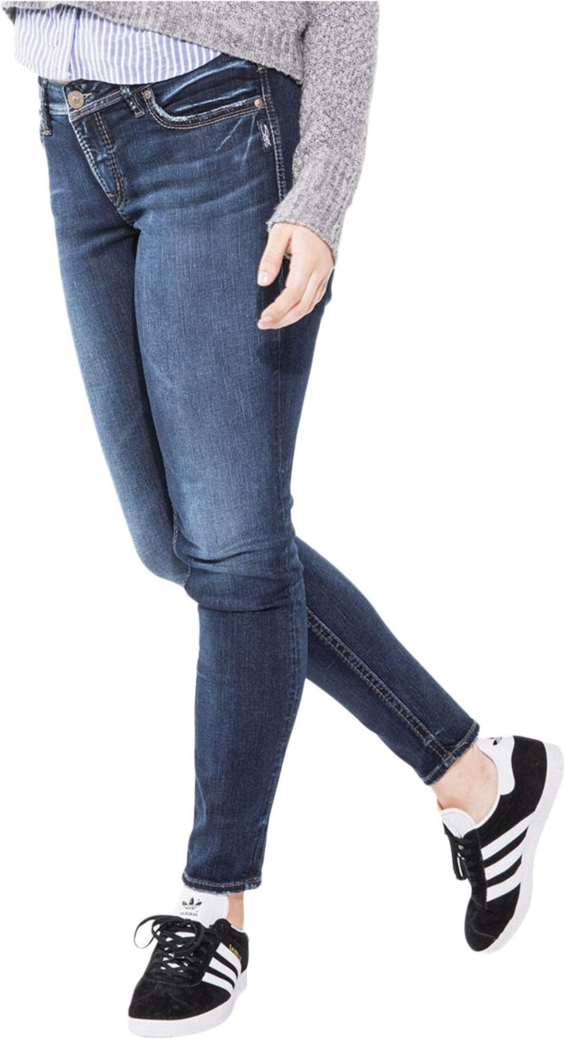

Джинсы Plus Size Suki Super Skinny Jeans in Indigo W93023SSX492 Silver Jeans Co., цвет Indigo