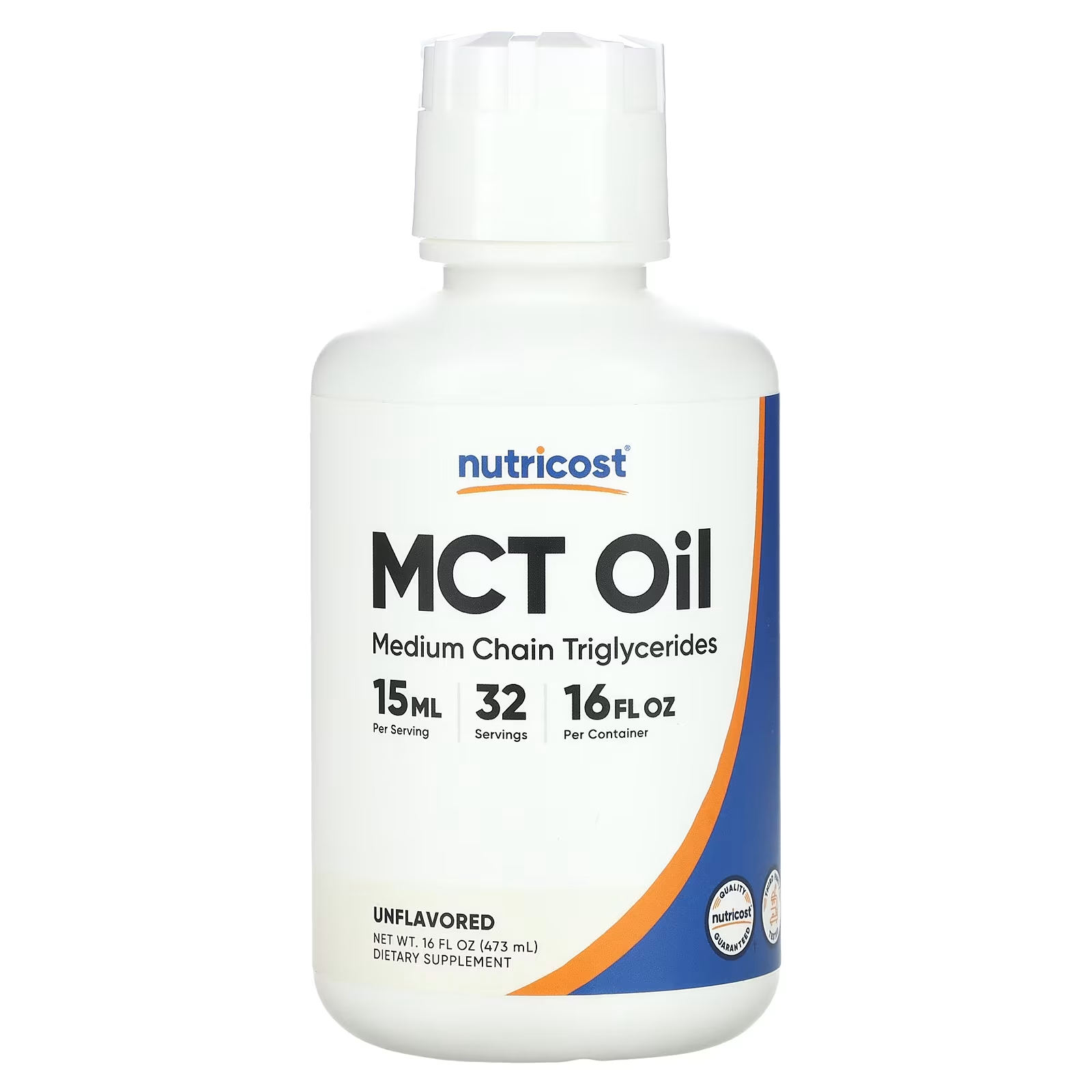Масло Nutricost MCT, 473 мл
