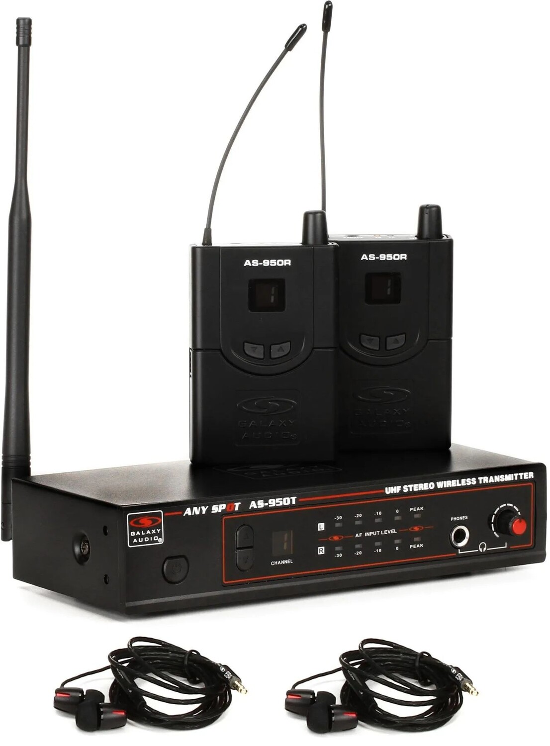 

Беспроводная система-вкладыш Galaxy Audio AS-950-2 в двух комплектах — N-диапазон