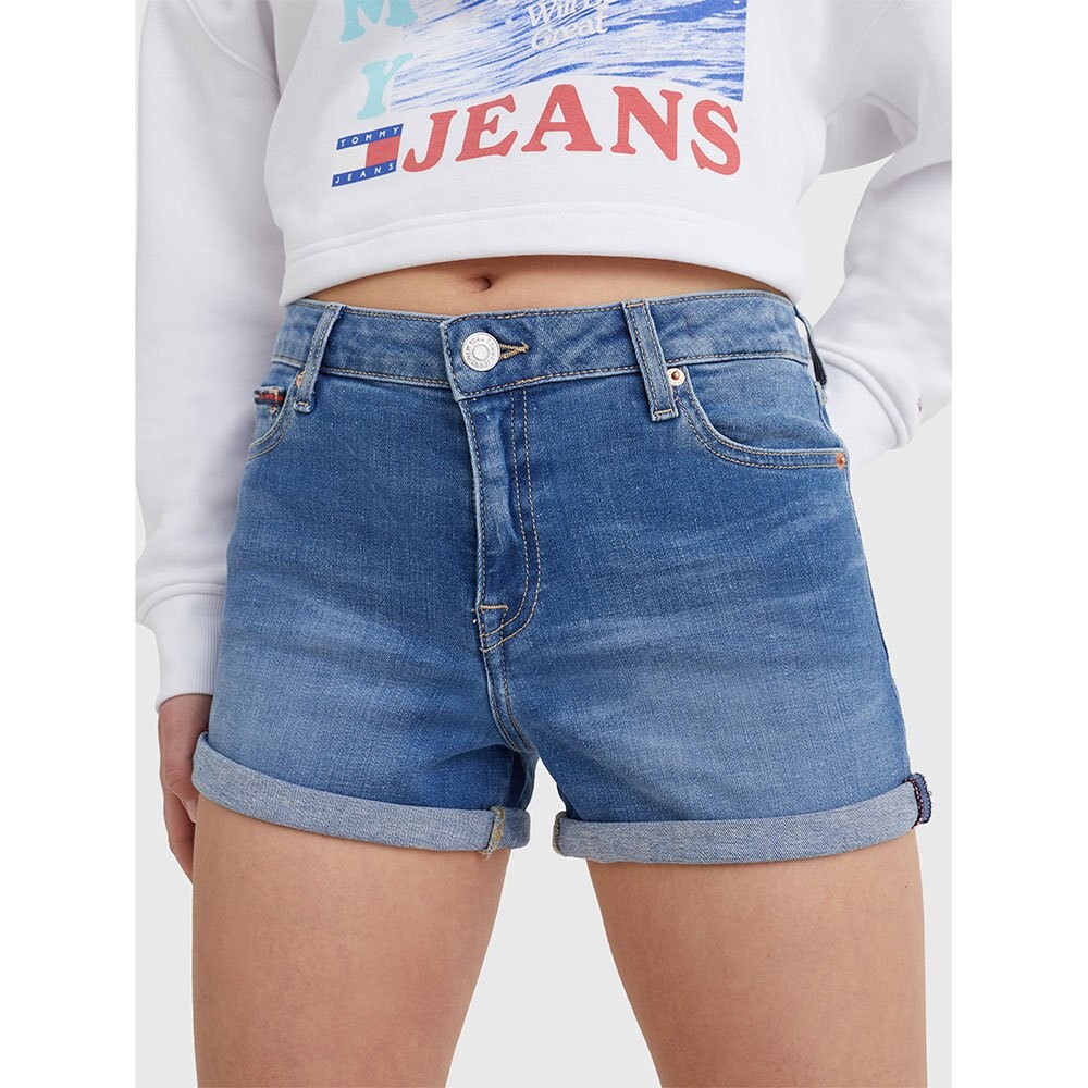 

Джинсовые шорты Tommy Jeans Bf0231 Mid Waist, синий