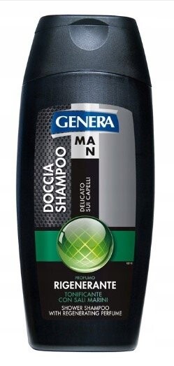 

Шампунь и гель для душа, 300мл Genera Man Rigenerante