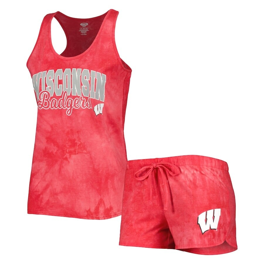 

Пижамный комплект Concepts Sport Wisconsin Badgers, красный