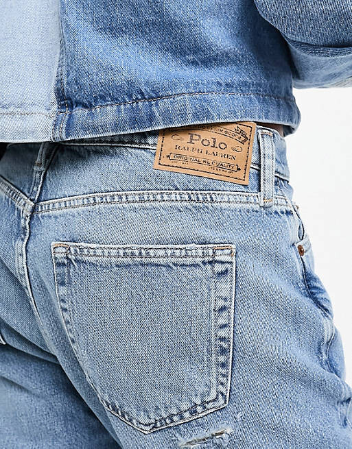 

Светлые джинсы бойфренда длиной до щиколотки Polo Ralph Lauren.