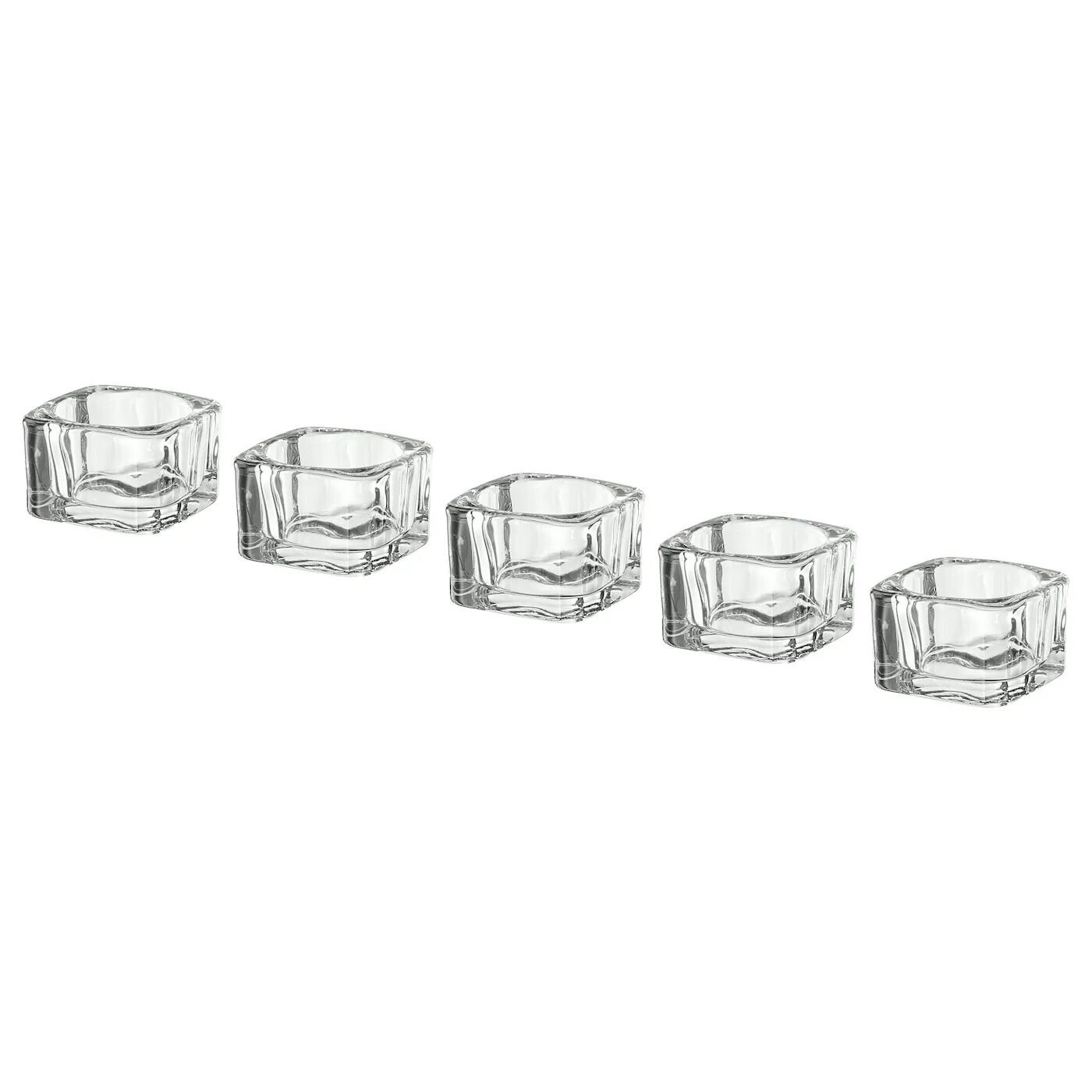 

Подсвечник, прозрачное стекло, 5х5 см, GLASIG IKEA