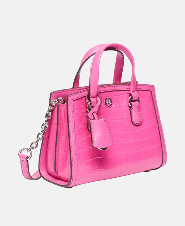 

Кожаная сумка-мессенджер Michael Michael Kors, розовый