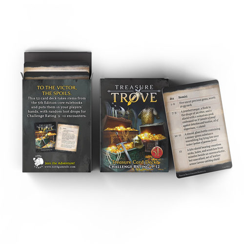 Коллекционные карточки Dungeons And Dragons Rpg: Treasure Trove Challenge Rating 9 To 12 Deck