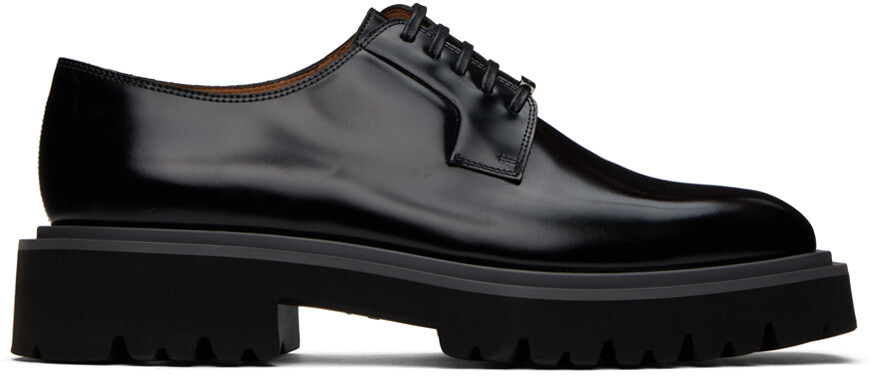 

Черные мерцающие дерби Ferragamo, Черный