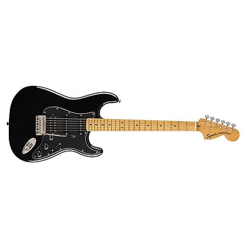 

Электрогитара Squier Classic Vibe '70s Stratocaster Electric Guitar, Maple Fingerboard, Black