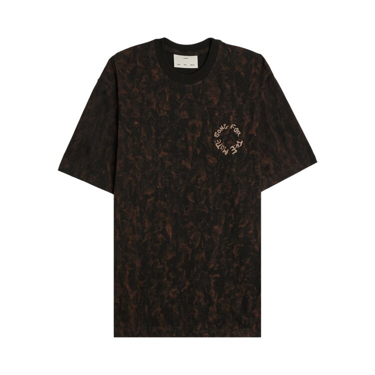 

Футболка Song For The Mute Song for the Mute Tie Dye Circle Oversized 'Black', черный