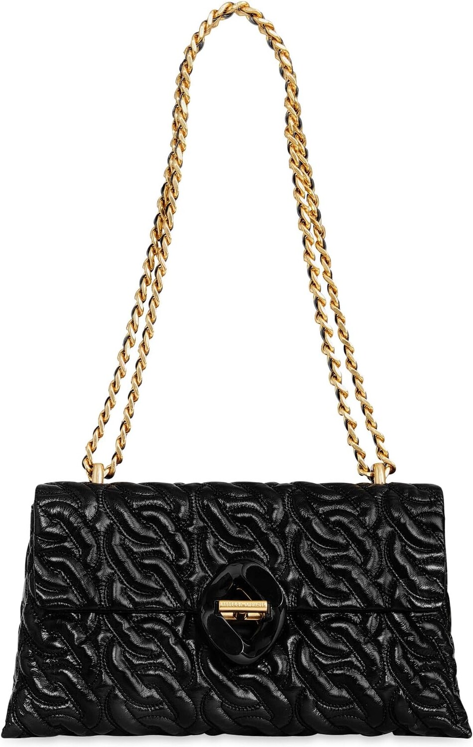 

Сумка Double Gusset Xbody W/Chain QU Rebecca Minkoff, черный