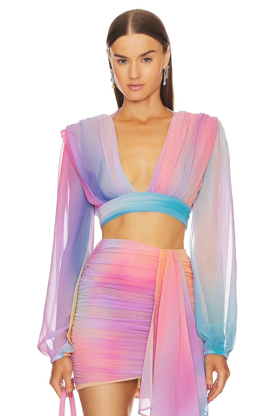 

Топ Michael Costello x REVOLVE Adia, цвет Sunset Ombre