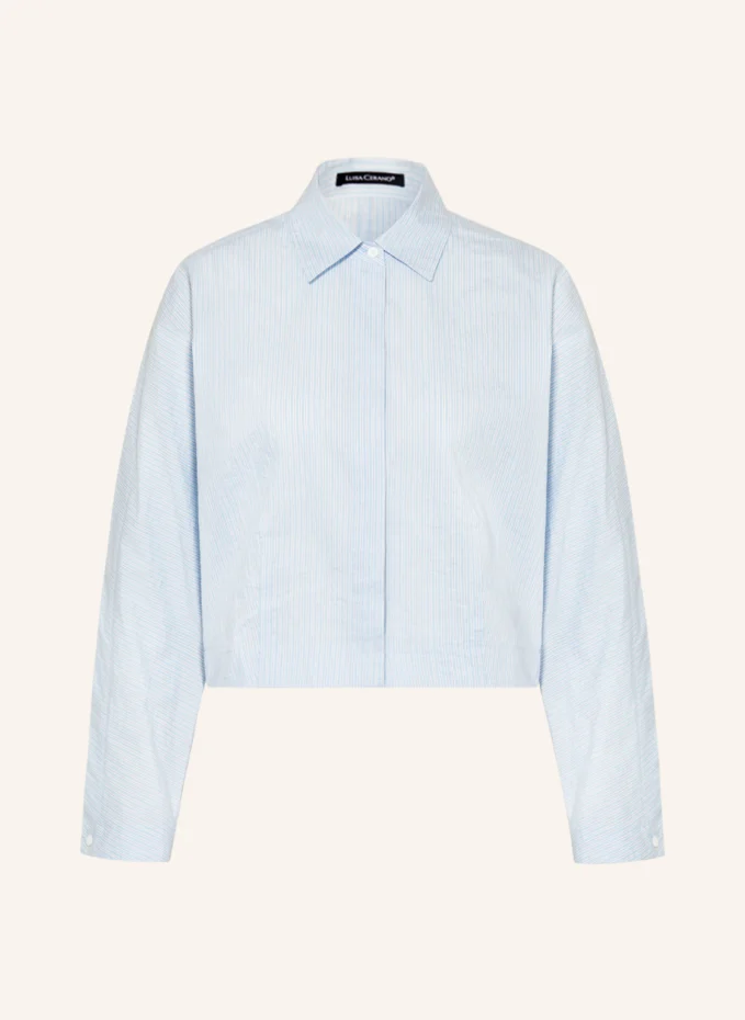 цена Укороченная блузка-рубашка Luisa Cerano, белый