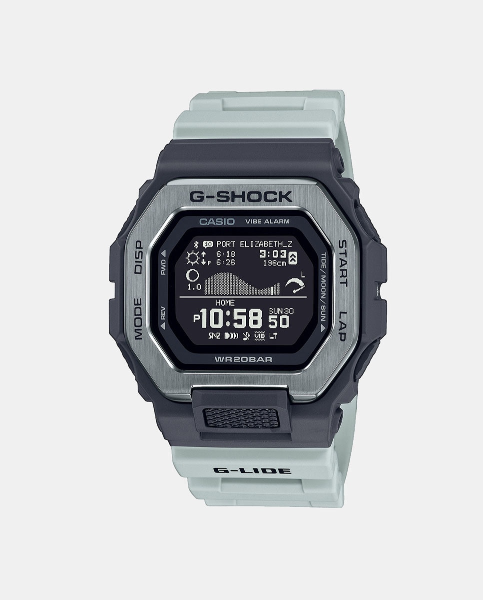 G-Shock GBX-100TT-8ER Цифровые мужские часы из экологически чистой смолы Casio, серый цена и фото