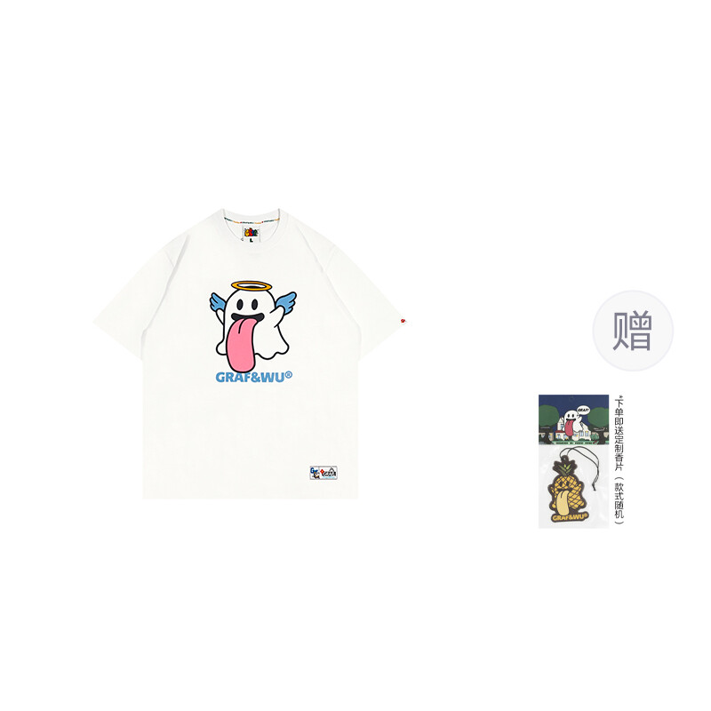

Футболка унисекс Graf, цвет Blue Angel cute ghost short sleeves