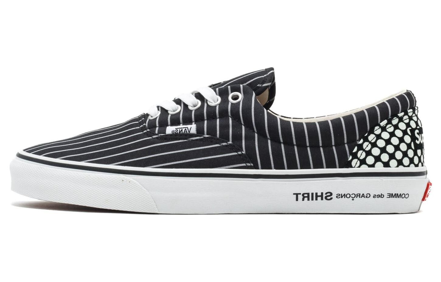 

Supreme x CDG x Vans Era Pinstripe черный/белый