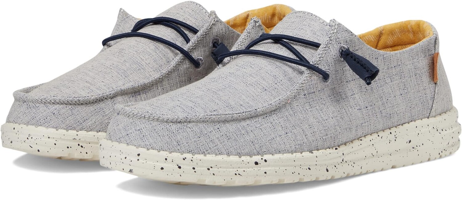 

Кроссовки Wendy Chambray Hey Dude, цвет White/Blue 1, Белый