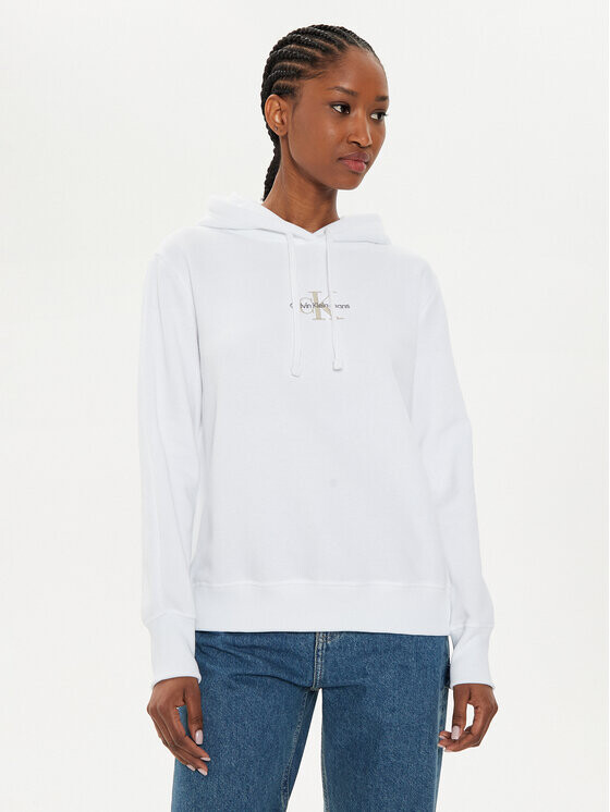 

Толстовка стандартного кроя Calvin Klein, белый
