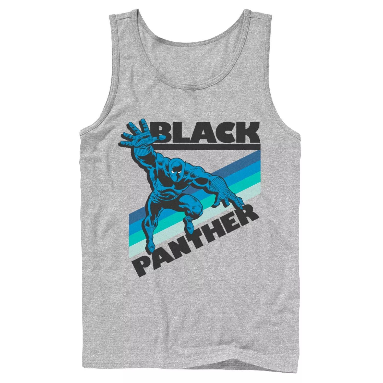 

Мужская майка с портретом в стиле ретро Marvel Black Panther Licensed Character