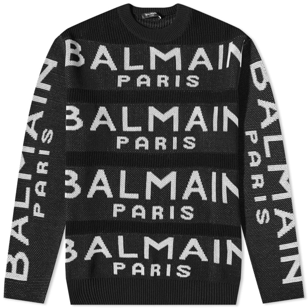

Трикотаж с круглым логотипом Balmain
