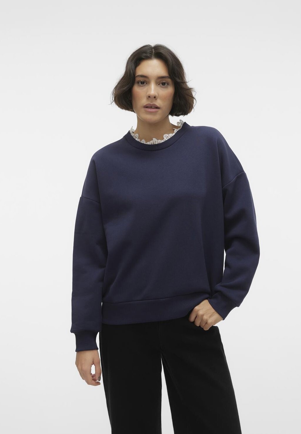 

Толстовка Vmebba Vero Moda, цвет navy/white