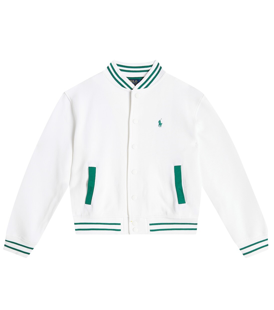 

Бомбер из смесового хлопка Polo Ralph Lauren, белый