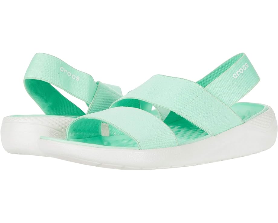 Сандалии Crocs LiteRide Stretch Sandal, цвет Neo Mint/Almost White корпус zalman i3 neo tg white i3 neo tg white