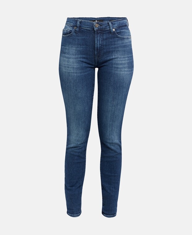 

Джинсы скинни 7 for all Mankind, синий