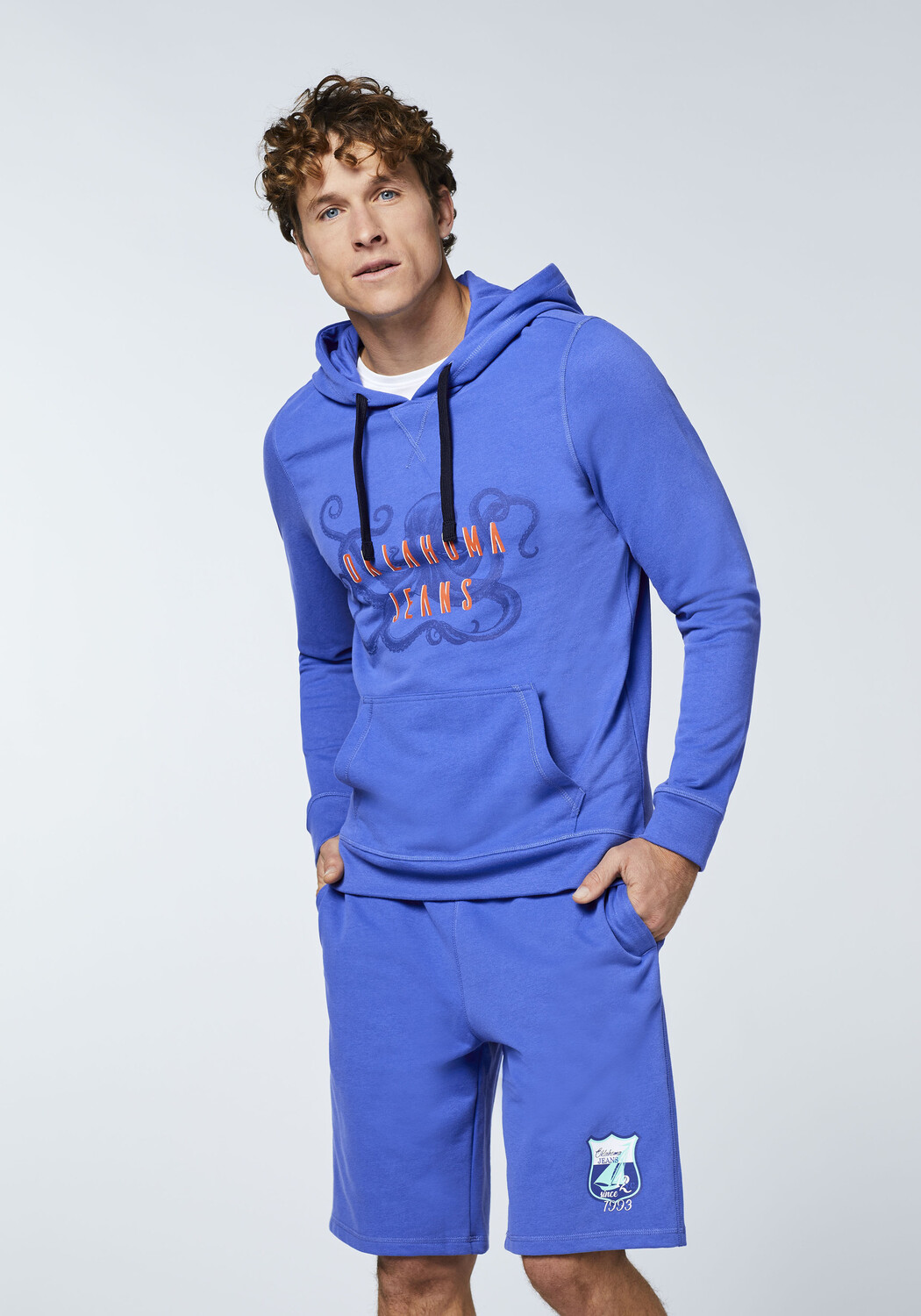 

Толстовка Oklahoma Jeans Kapuzen, синий