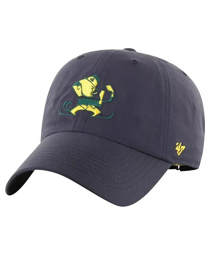 

Мужская темно-синяя регулируемая шляпа Notre Dame Fighting Irish Clean Up brrr '47 Brand, синий