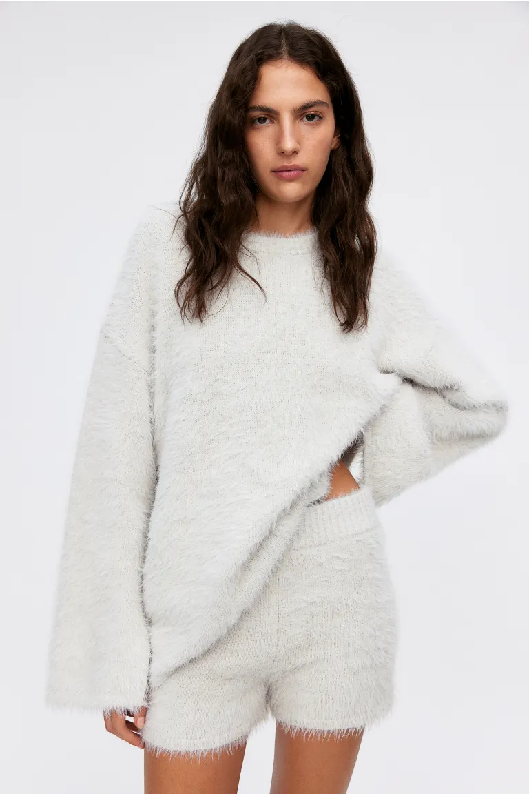 

Короткие пышные штаны H&M, серый