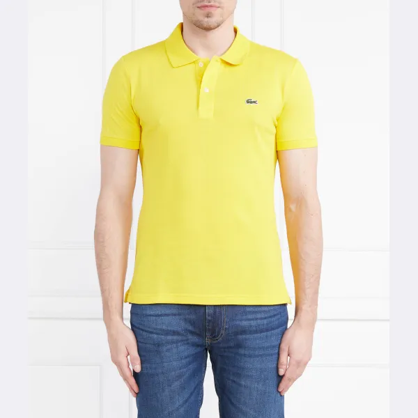 

Облегающая рубашка-поло досада Lacoste, желтый