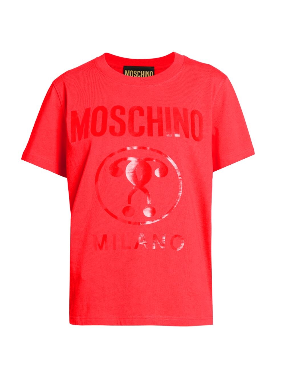 

Футболка с логотипом организации Moschino, красный