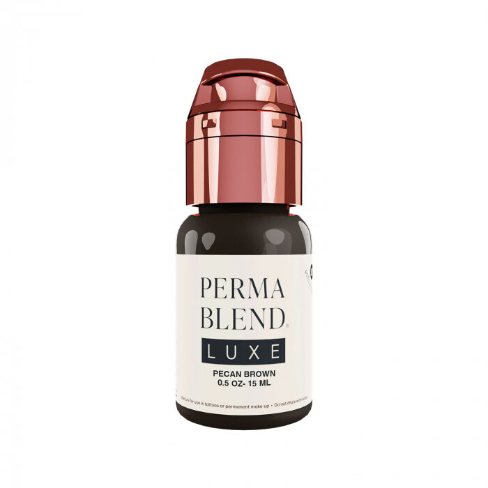 

Perma Blend Luxe, Пигмент для перманентного макияжа бровей пекан коричневый, 15 мл