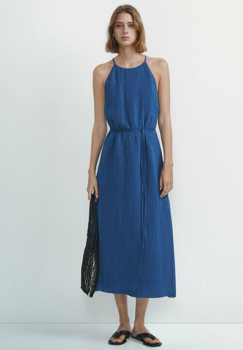 

Повседневное платье Massimo Dutti, синий